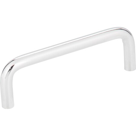 3-1/2 Center-to-Center Polished Chrome Torino Cabinet Wire Pull